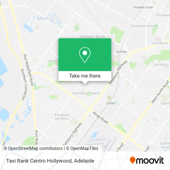 Taxi Rank Centro Hollywood map