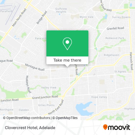 Clovercrest Hotel map