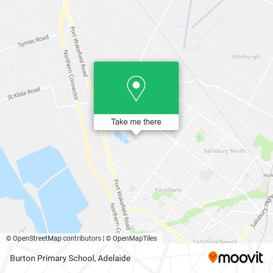 Burton Primary School map