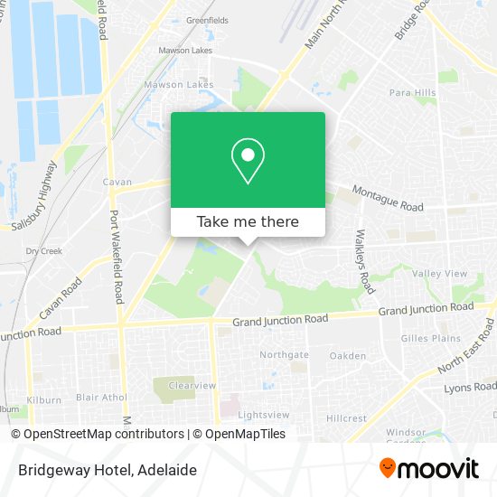 Mapa Bridgeway Hotel