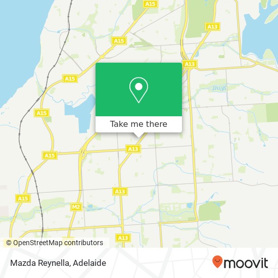 Mazda Reynella map