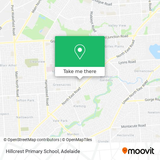 Hillcrest Primary School map