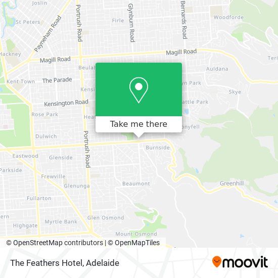 The Feathers Hotel map