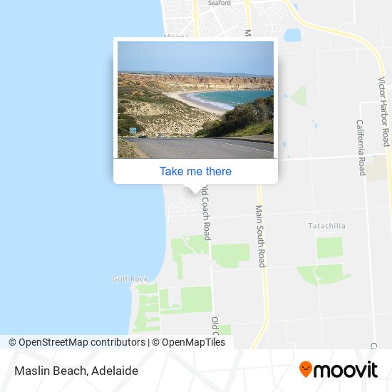 Mapa Maslin Beach