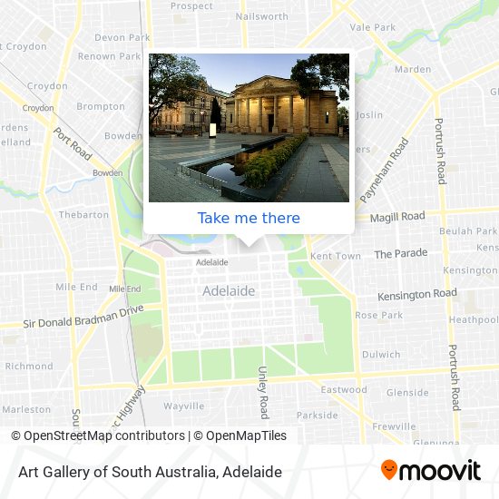 Art Gallery of South Australia map