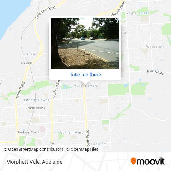 Morphett Vale map