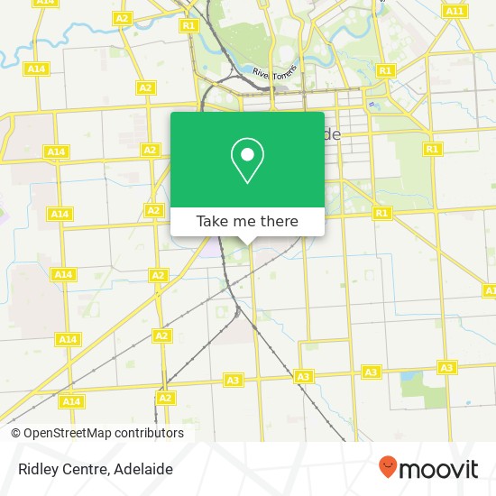 Ridley Centre map