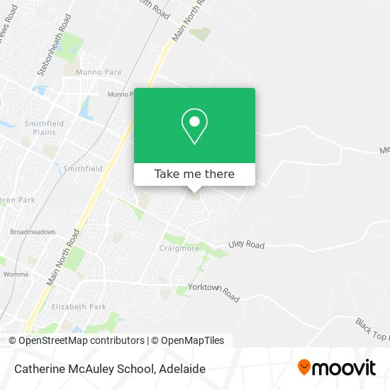Catherine McAuley School map