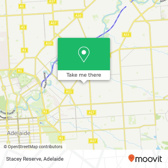 Stacey Reserve map