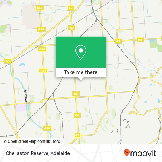 Mapa Chellaston Reserve