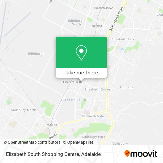Mapa Elizabeth South Shopping Centre