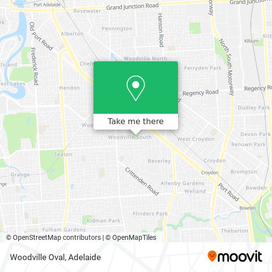 Woodville Oval map