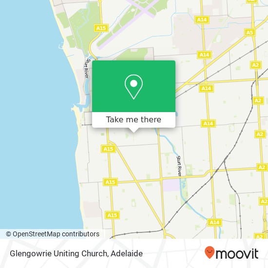 Glengowrie Uniting Church map