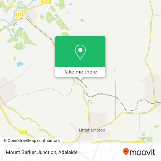 Mapa Mount Barker Junction