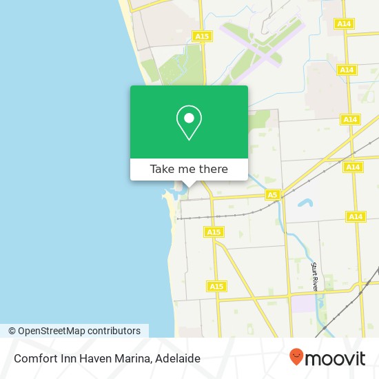 Comfort Inn Haven Marina map