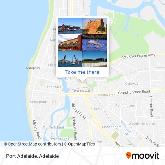 Mapa Port Adelaide