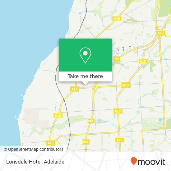 Lonsdale Hotel map