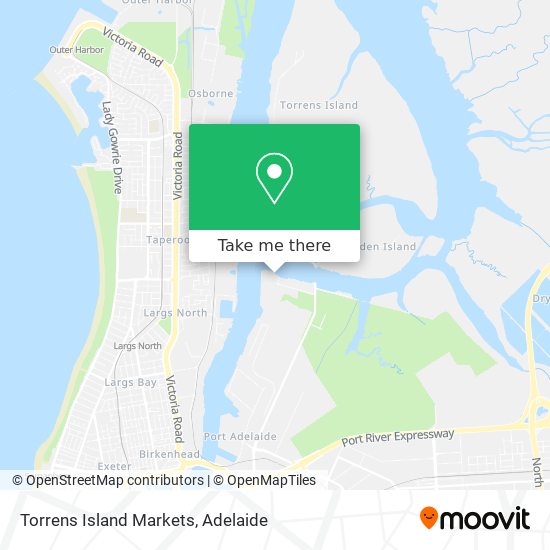 Torrens Island Markets map
