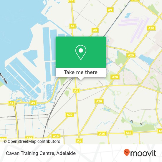 Mapa Cavan Training Centre