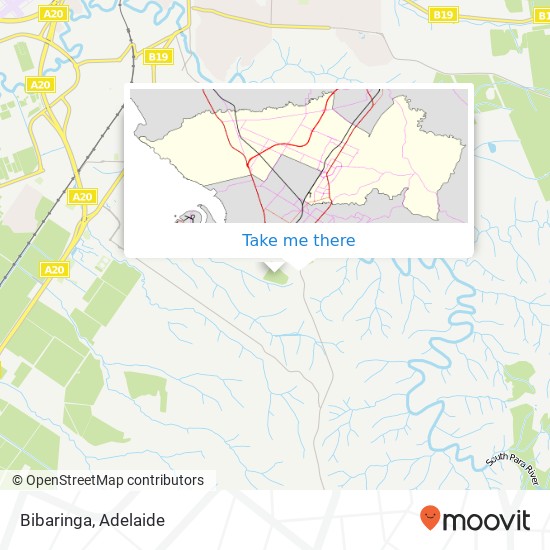 Mapa Bibaringa
