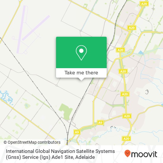 International Global Navigation Satellite Systems (Gnss) Service (Igs) Ade1 Site map