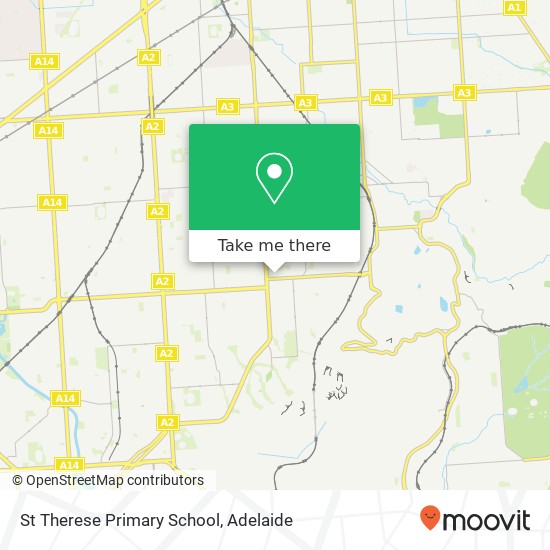 St Therese Primary School map