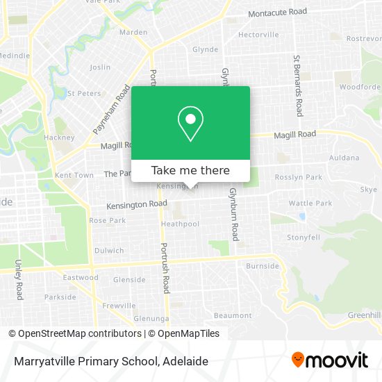 Mapa Marryatville Primary School