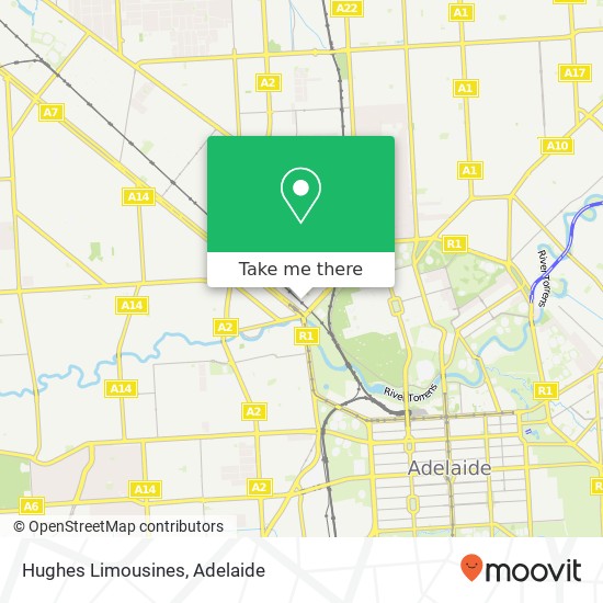 Hughes Limousines map