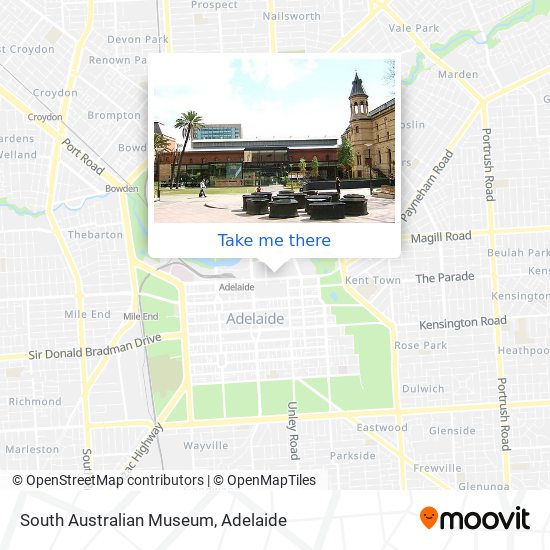 Mapa South Australian Museum