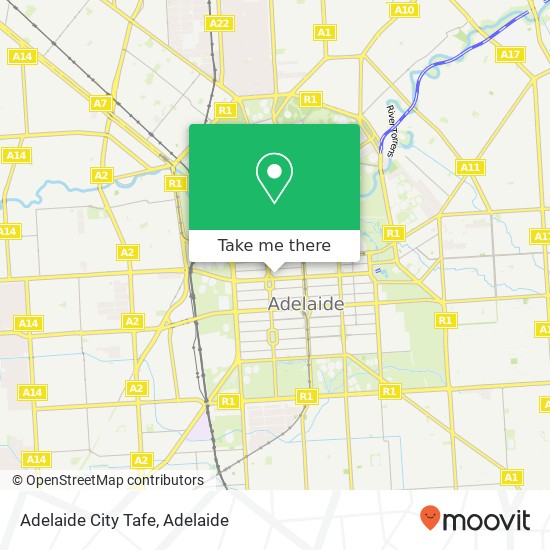 Adelaide City Tafe map
