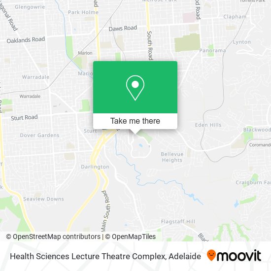 Health Sciences Lecture Theatre Complex map