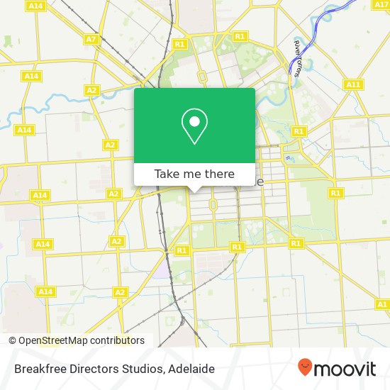 Breakfree Directors Studios map