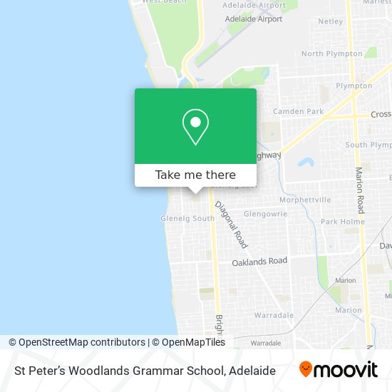 St Peter’s Woodlands Grammar School map