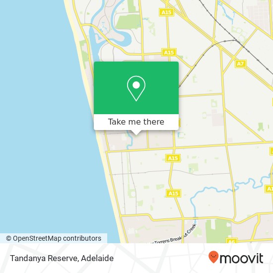 Mapa Tandanya Reserve