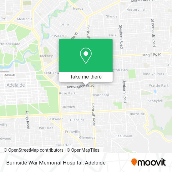 Burnside War Memorial Hospital map