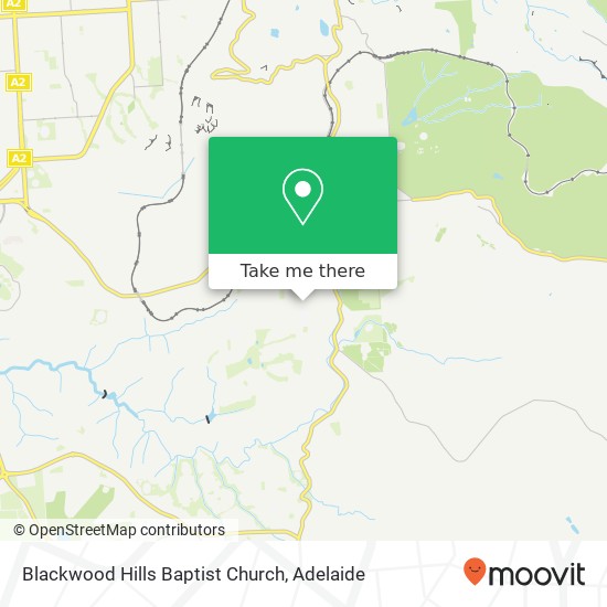 Mapa Blackwood Hills Baptist Church