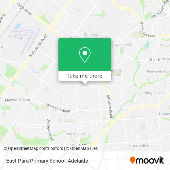 East Para Primary School map