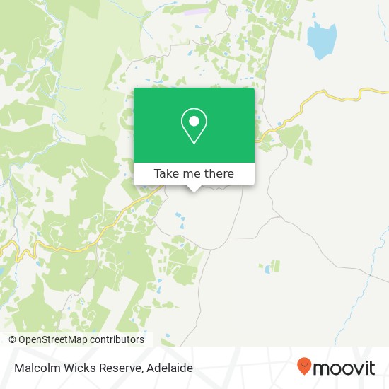 Malcolm Wicks Reserve map