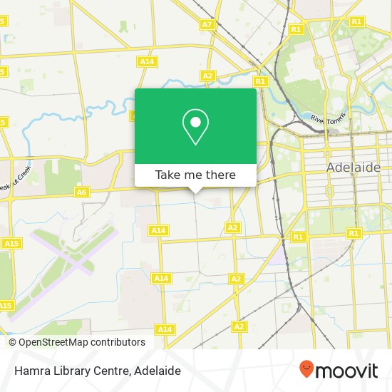 Hamra Library Centre map