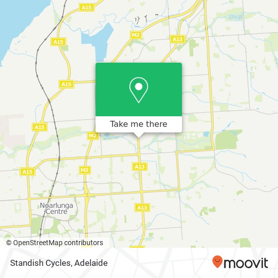 Standish Cycles map