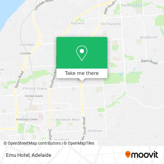 Emu Hotel map