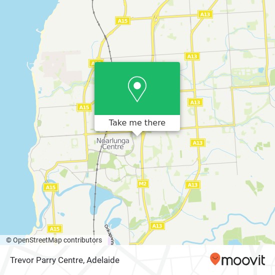 Trevor Parry Centre map