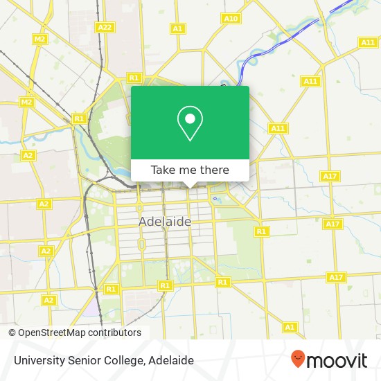University Senior College map
