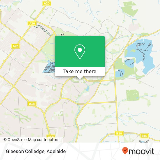 Gleeson Colledge map