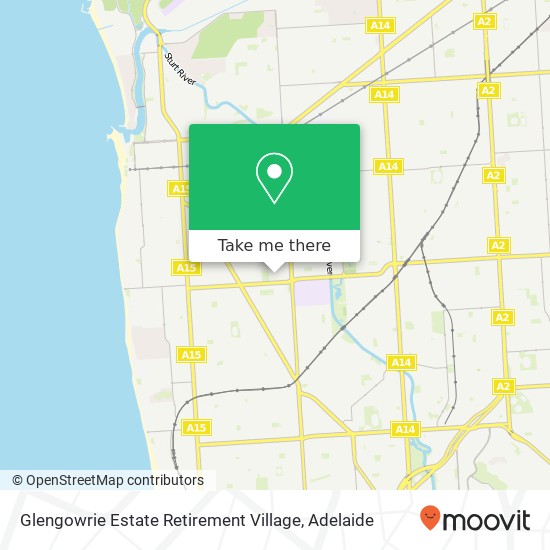 Mapa Glengowrie Estate Retirement Village