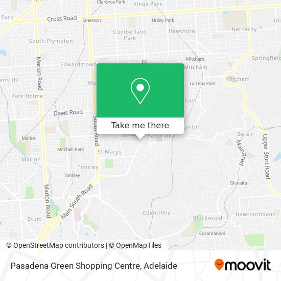 Pasadena Green Shopping Centre map