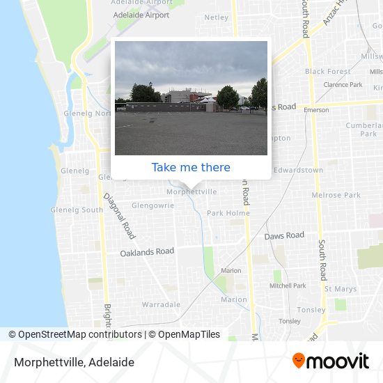 Mapa Morphettville