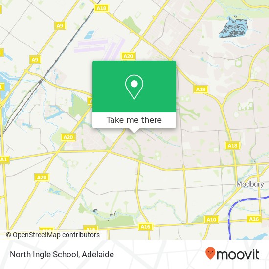 Mapa North Ingle School