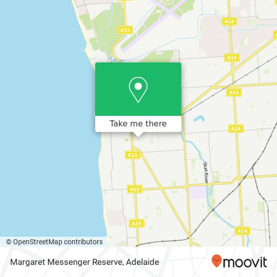 Margaret Messenger Reserve map