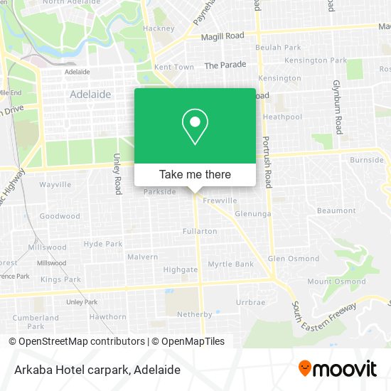 Arkaba Hotel carpark map
